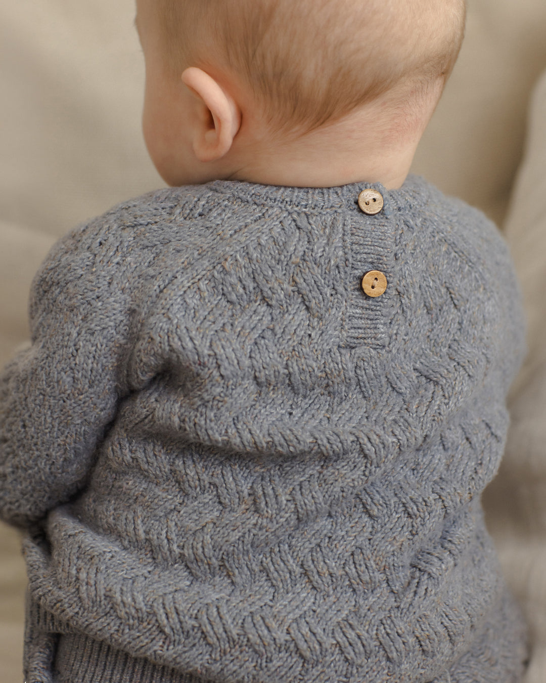 Quincy Mae Cozy Heather Knit Jumpsuit - Heathered Slate