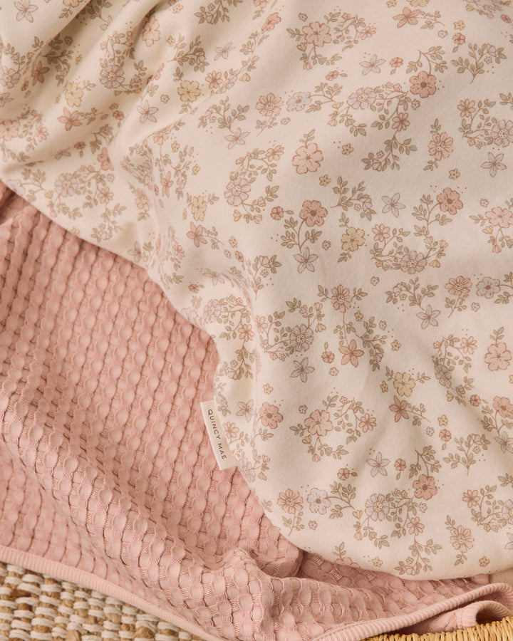 Quincy Mae Jersey Sleep Bag - Floral Vine