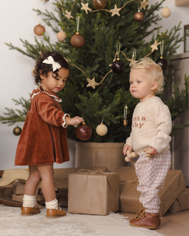 Quincy Mae Knit Sweater - Santa Baby
