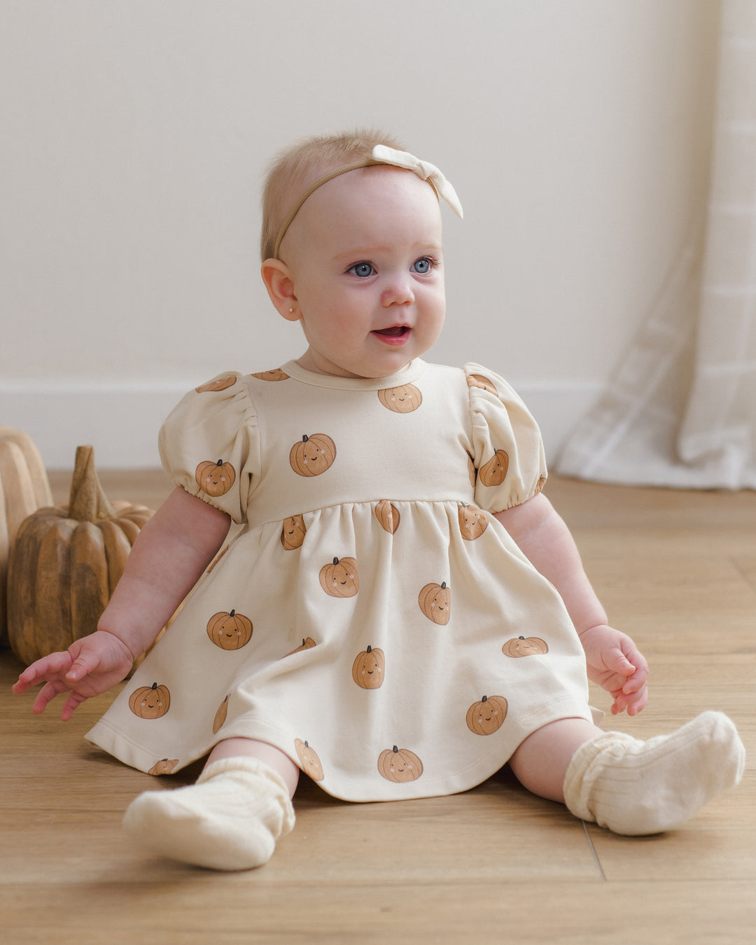 Quincy Mae Darla Dress - Pumpkins