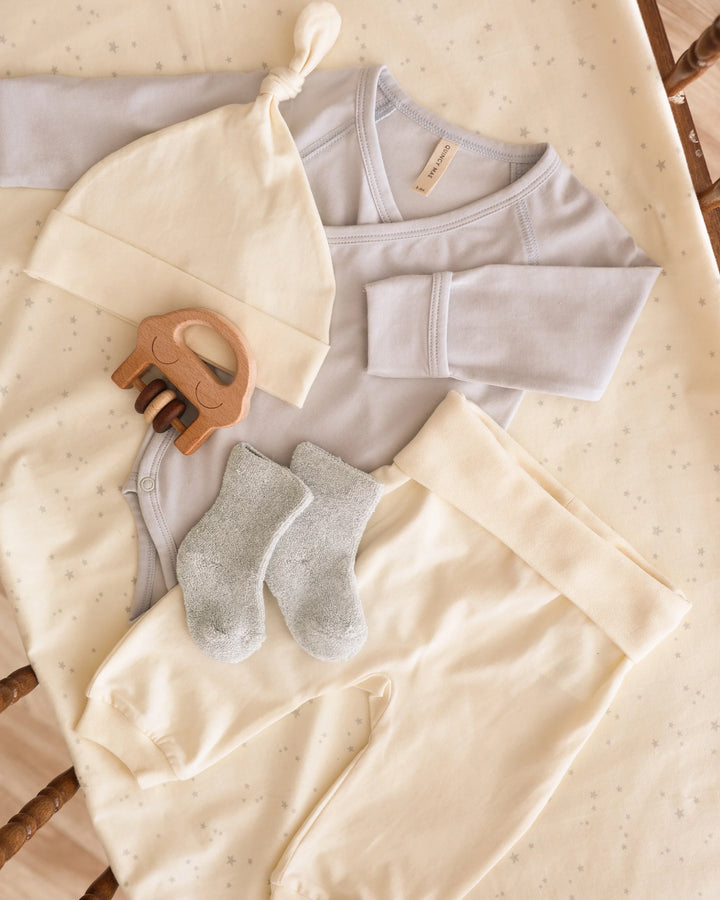 Quincy Mae Fuzzy Socks - Fog