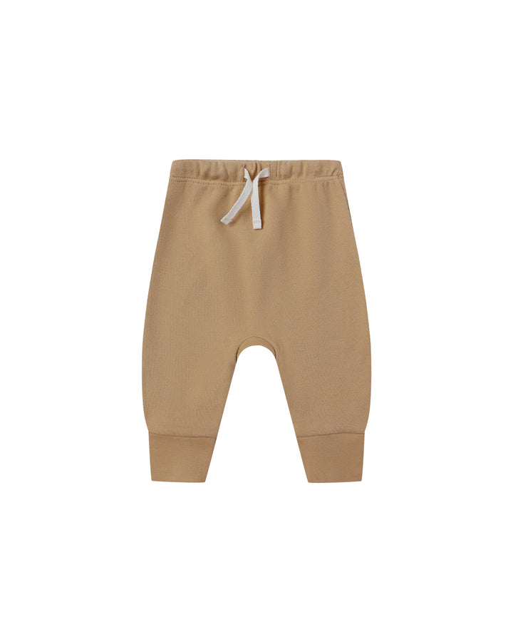 Quincy Mae Drawstring Pant - Gold