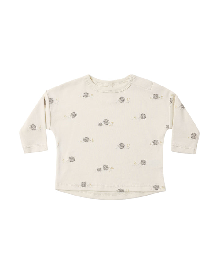 Quincy Mae Long Sleeve Tee - Hedgehog