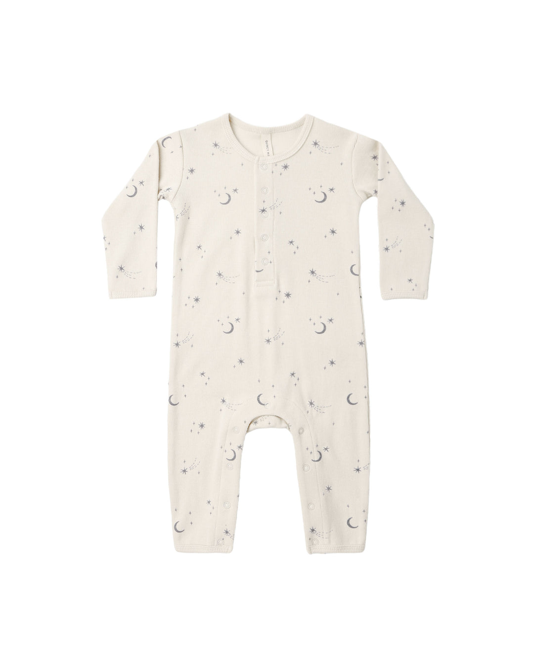 Quincy Mae Ribbed Baby Jumpsuit - Celestial