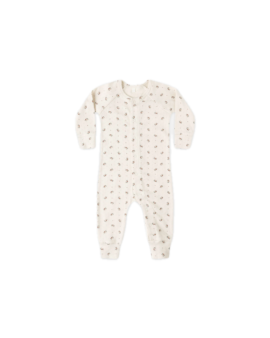 Quincy Mae Pointelle Long John - Holly Berry