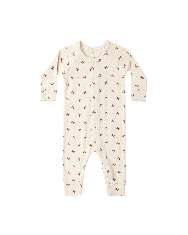 Quincy Mae Long John - Red Bows