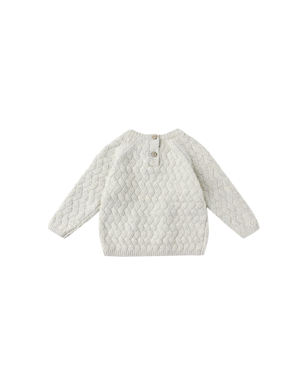 Quincy Mae Knit Sweater - Heathered Blue