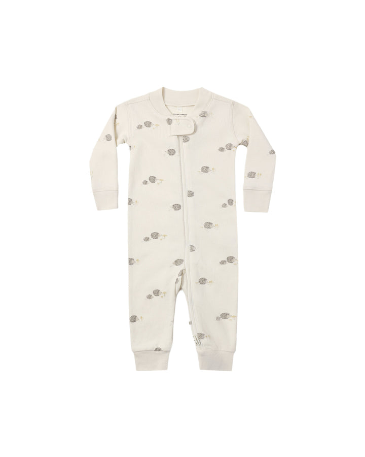 Quincy Mae Zip Long Sleeve Sleeper - Hedgehog