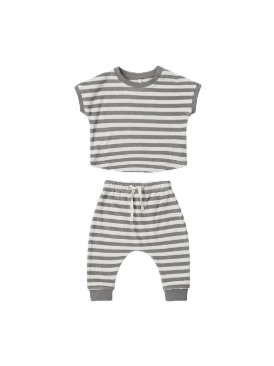 Quincy Mae Terry Tee + Pant Set