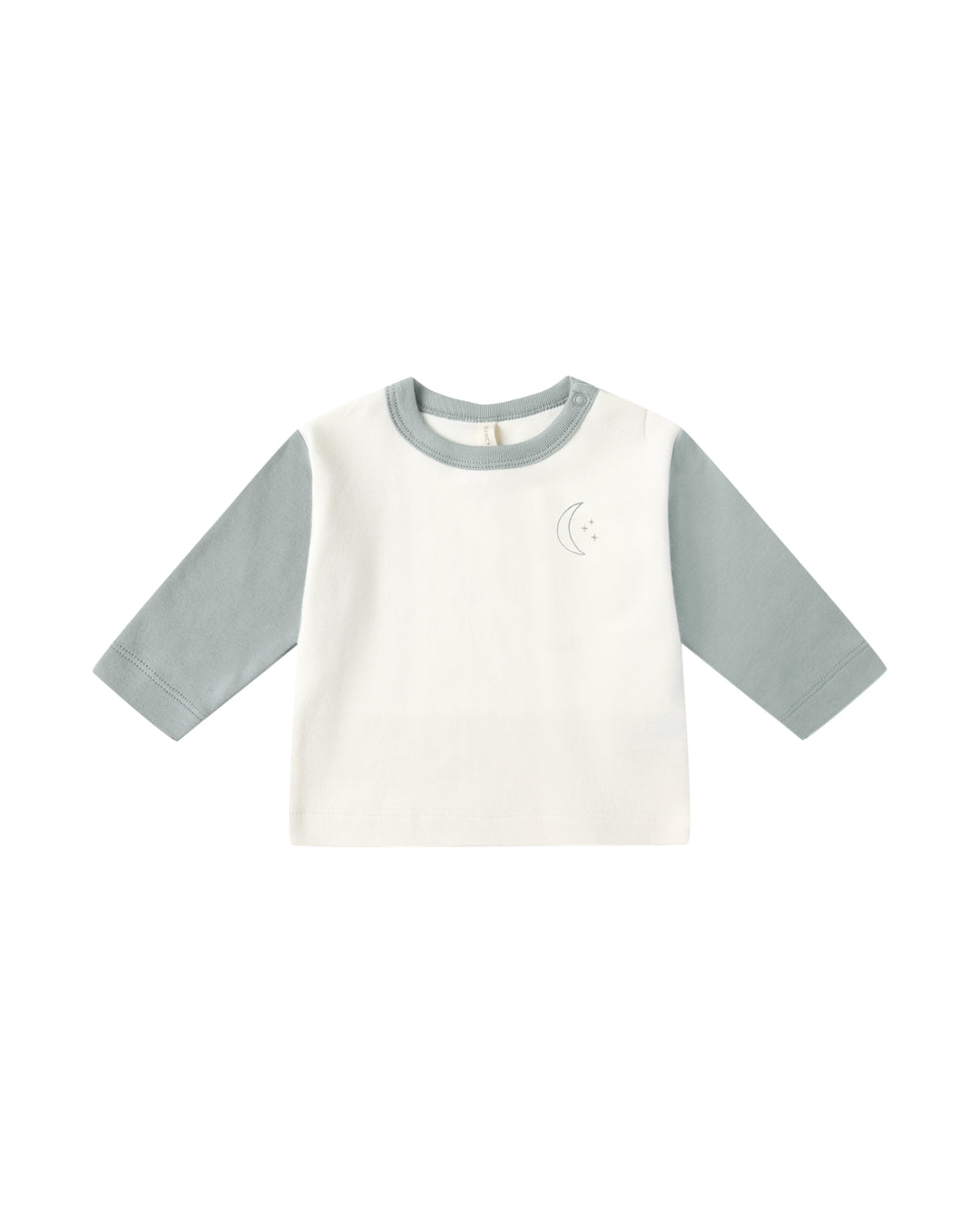 Quincy Mae Long Sleeve Raglan Tee - Moon