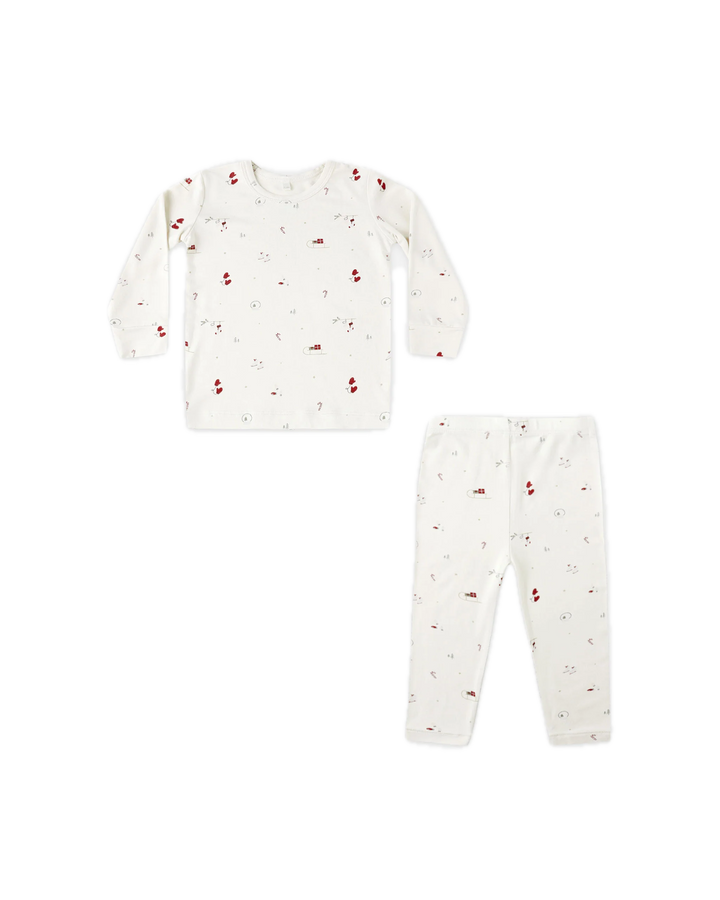 Quincy Mae Bamboo Pajama Set - Winter Wonderland