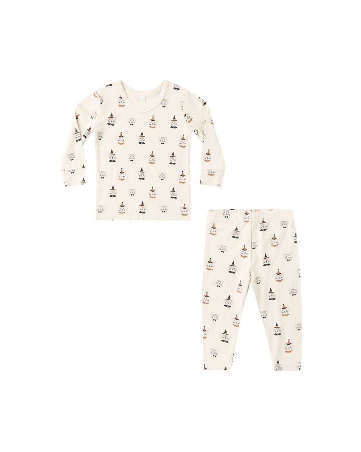 Quincy Mae Bamboo Pajama Set - Costume Kittens