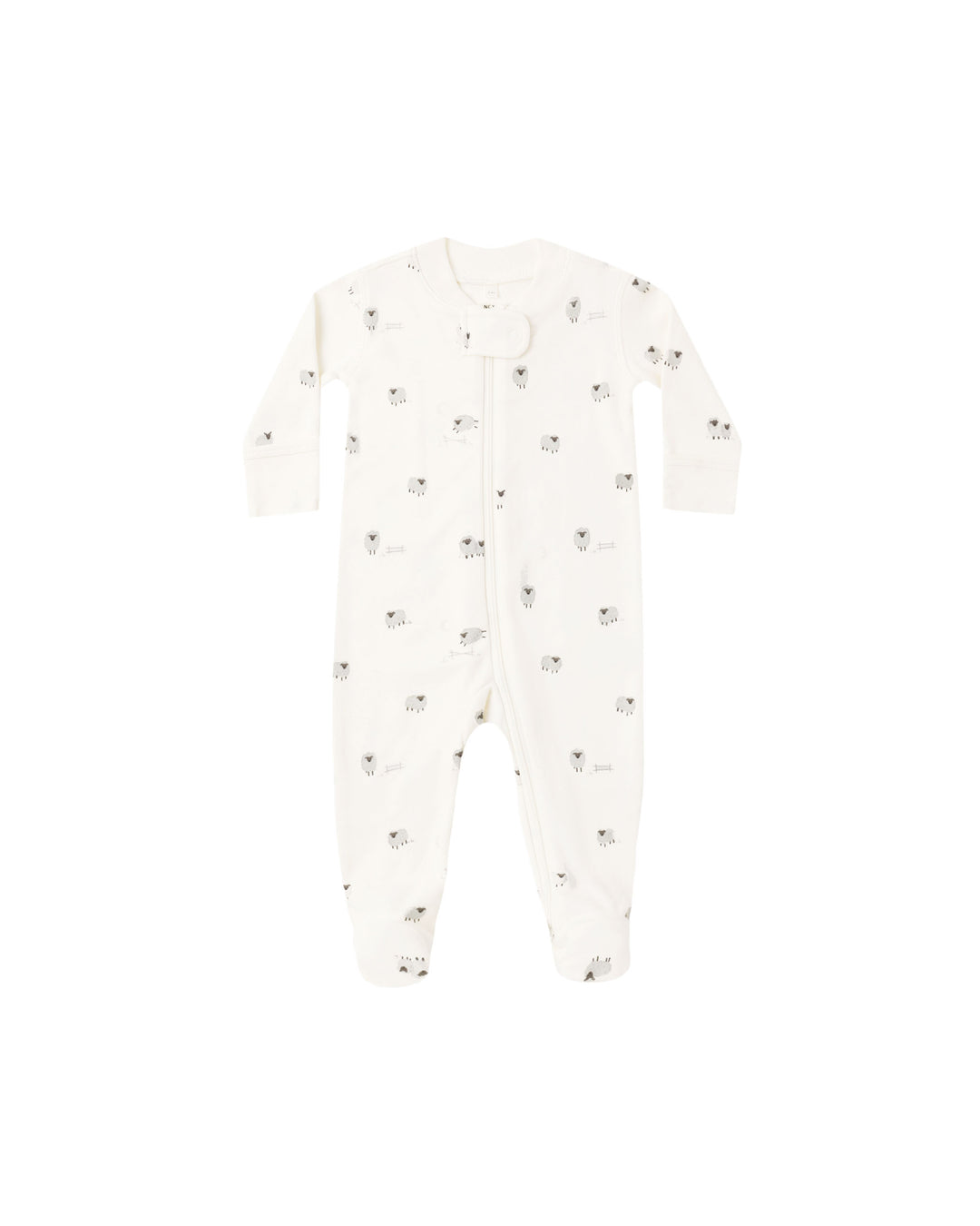 Quincy Mae Zip Long Sleeve Sleeper Footie - Sheep