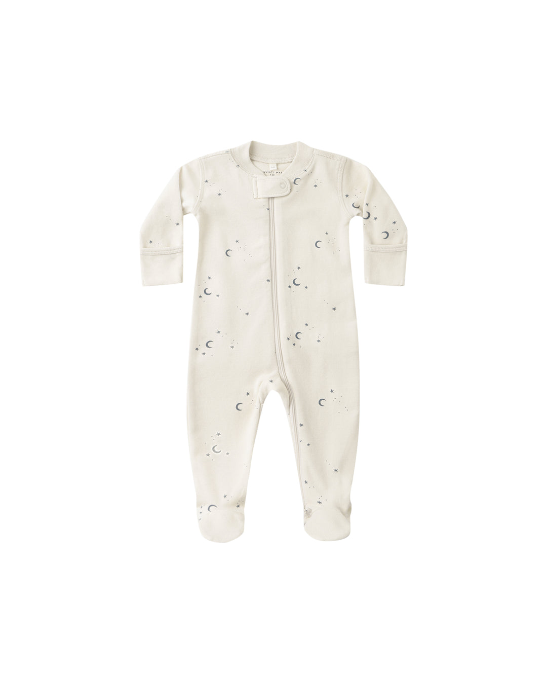 Quincy Mae Zip Long Sleeve Sleeper Footie - Moons