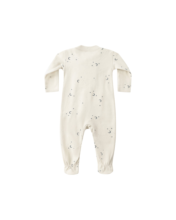 Quincy Mae Zip Long Sleeve Sleeper Footie - Moons
