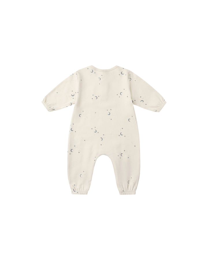Quincy Mae Long Sleeve Pocket Jumpsuit - Moons