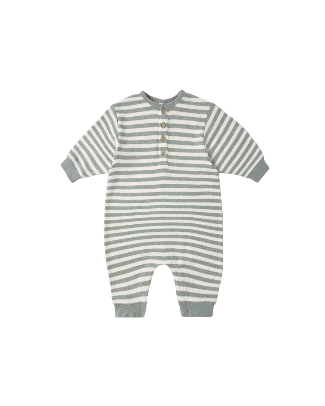 Quincy Mae Relaxed Jumpsuit - Blue Stripe
