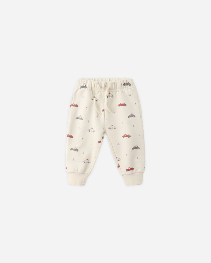 Quincy Mae Relaxed Fleece Sweatpants - Cars