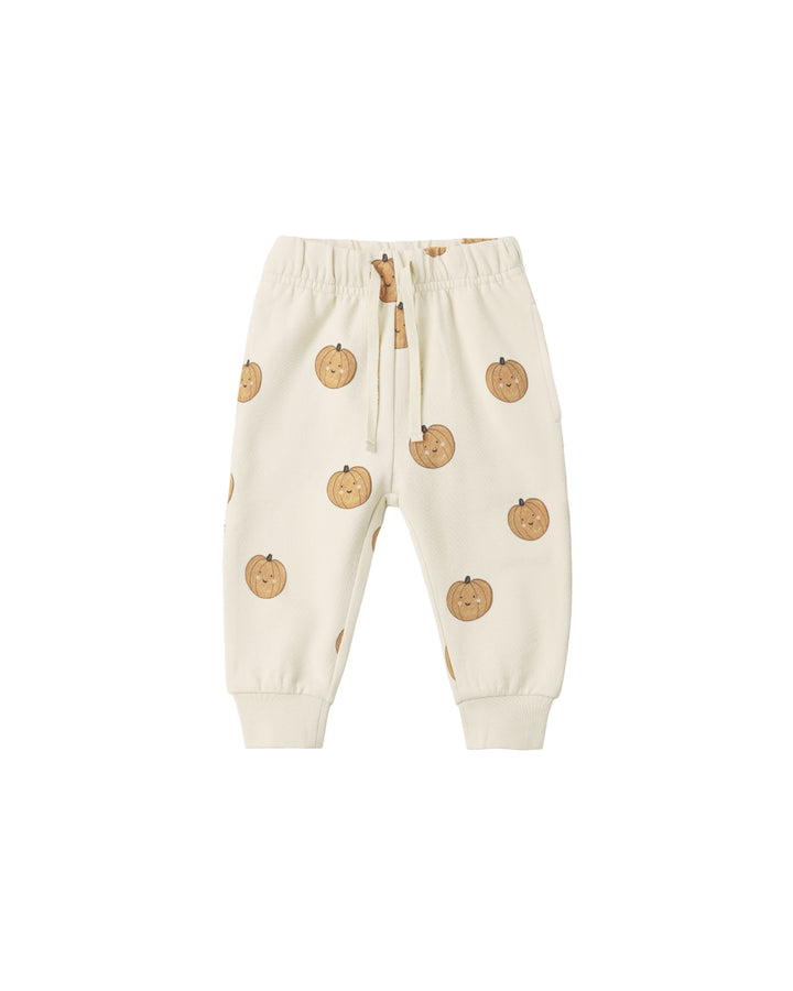 Quincy Mae Relaxed Fleece Sweatpant - Pumpkins