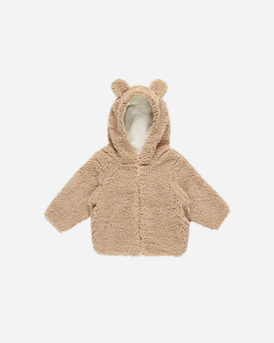 Quincy Mae Bear Jacket - Beige