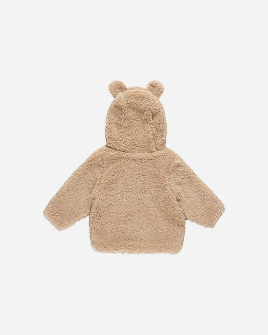 Quincy Mae Bear Jacket - Beige