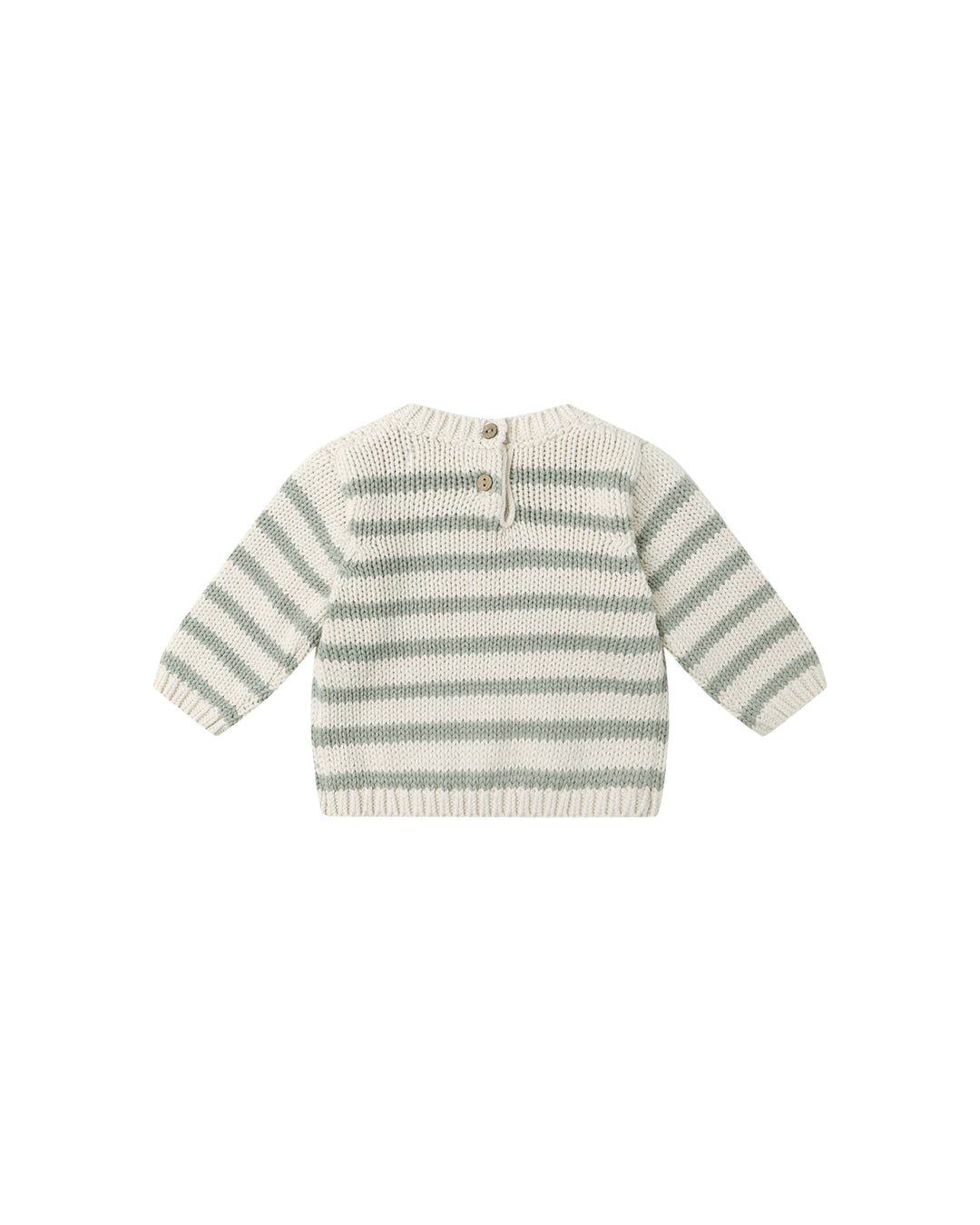 Quincy Mae Rex Sweater - Fern Stripe