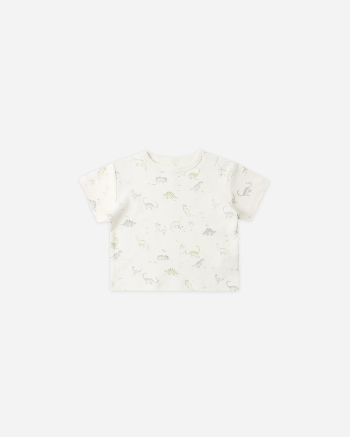 Quincy Mae Boxy Dino Tee