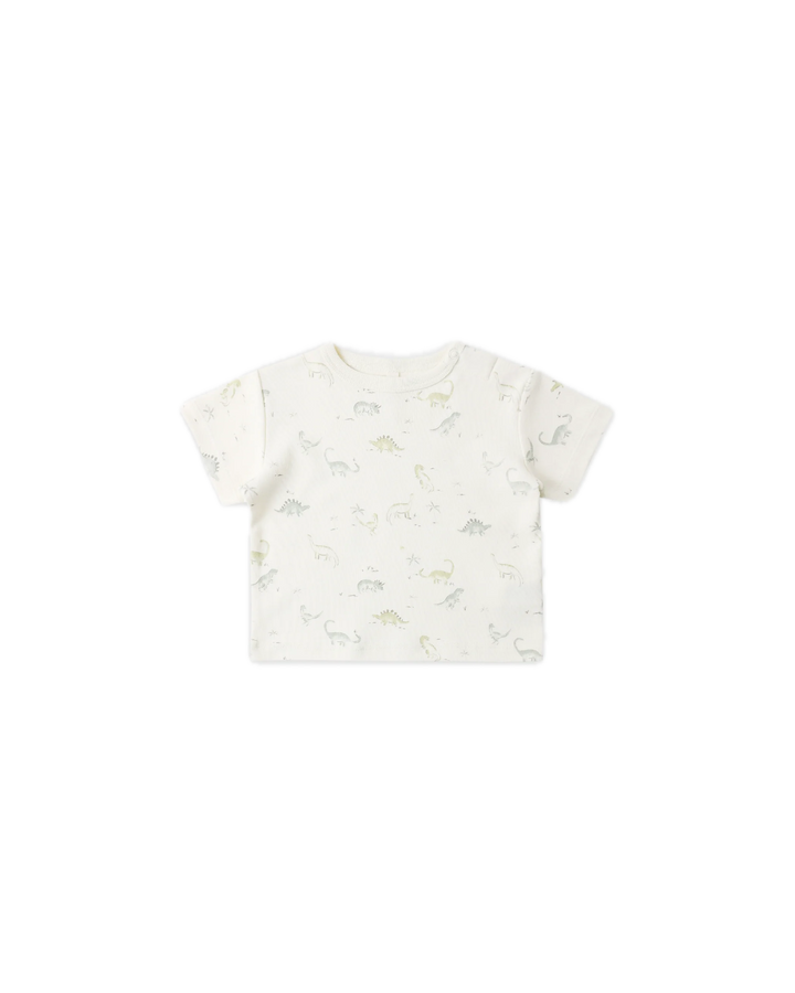 Quincy Mae Boxy Dino Tee