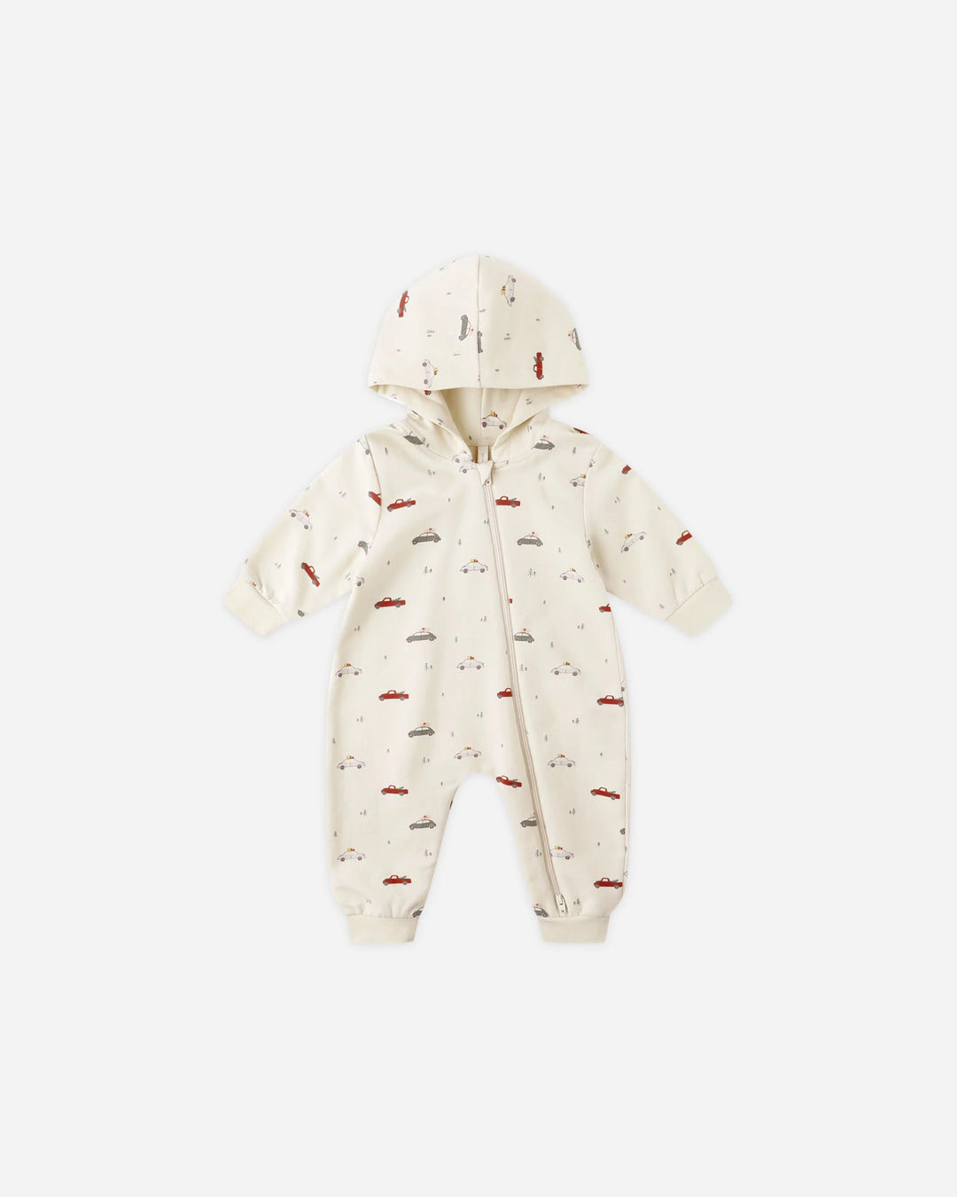 Quincy Mae Hooded Jumpsuit - Cars