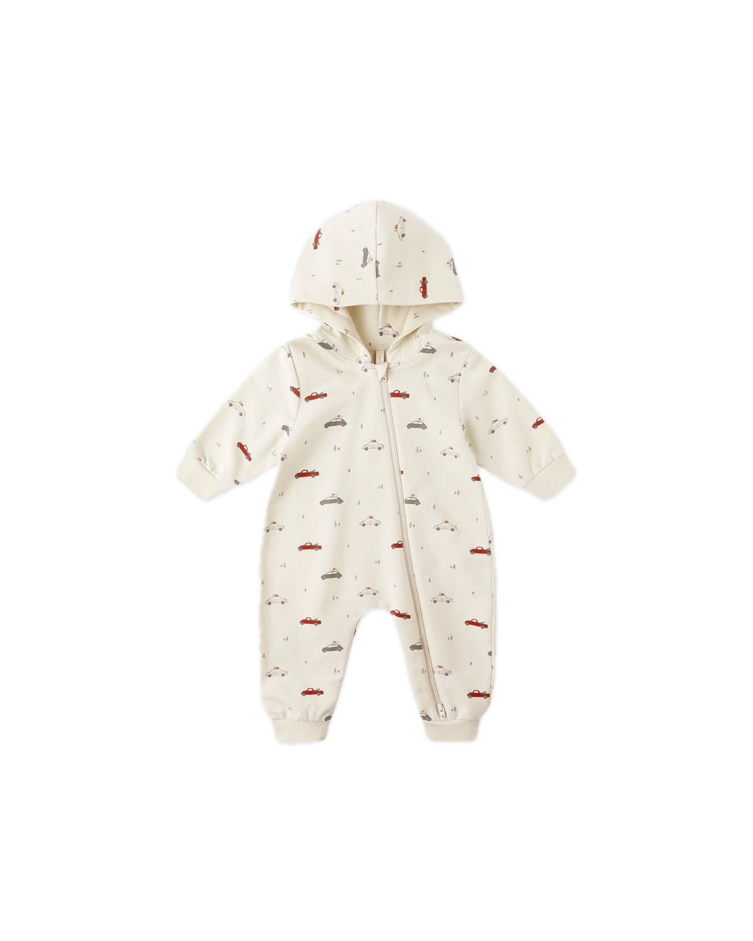 Quincy Mae Hooded Jumpsuit - Cars