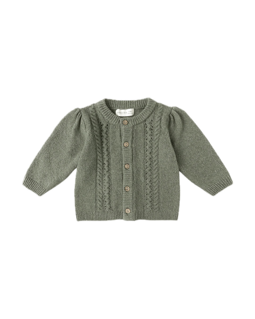 Quincy Mae Holly Cardigan - Forest