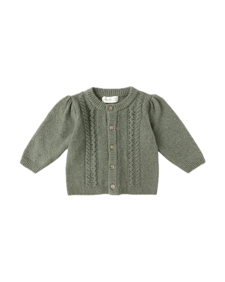 Quincy Mae Holly Cardigan - Forest