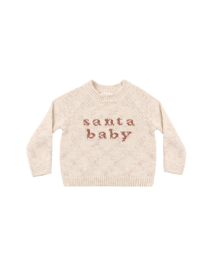 Quincy Mae Knit Sweater - Santa Baby