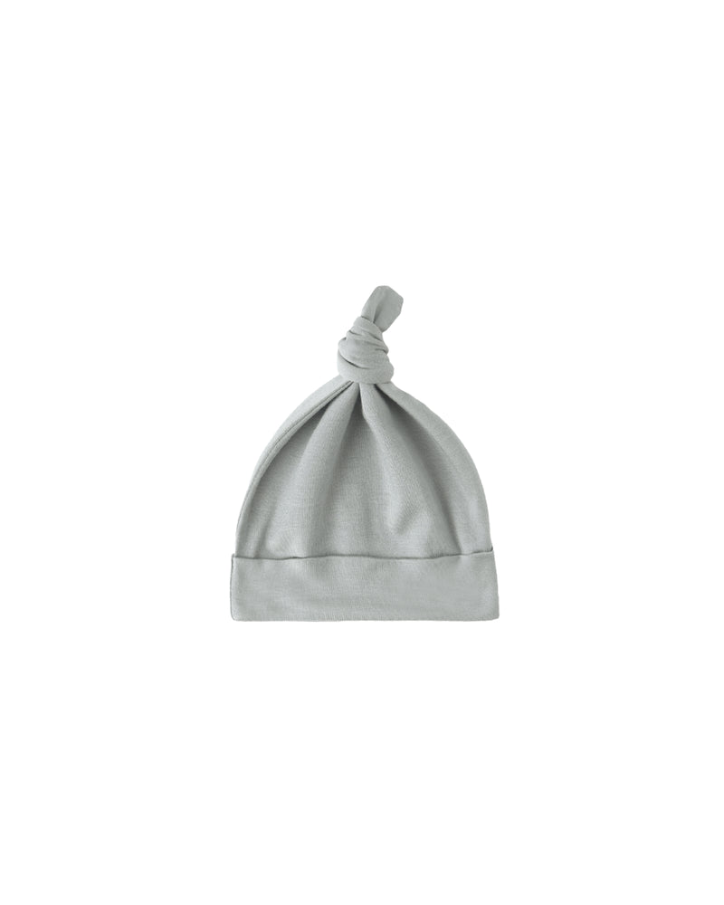 Quincy Mae Knotted Baby Hat - Steel Blue