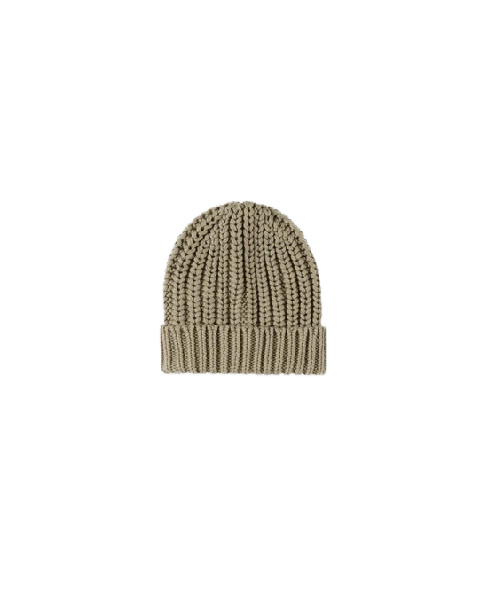 Quincy Mae Chunky Knit Beanie - Olive