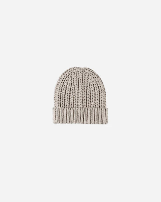 Quincy Mae Chunky Knit Beanie - Fog