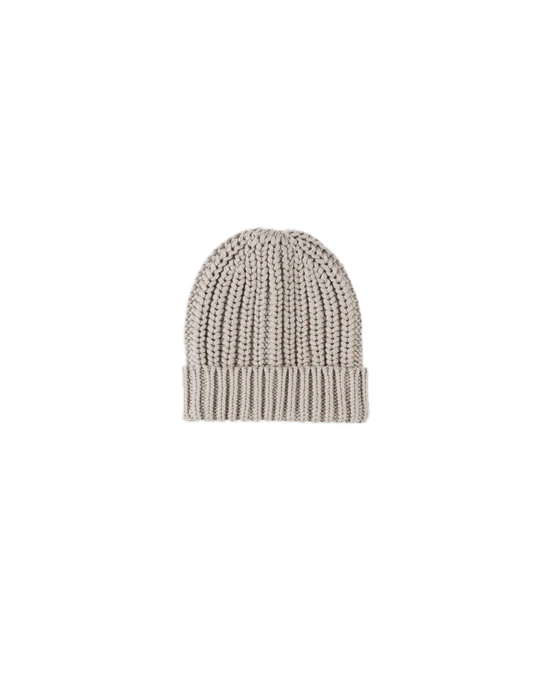 Quincy Mae Chunky Knit Beanie - Fog