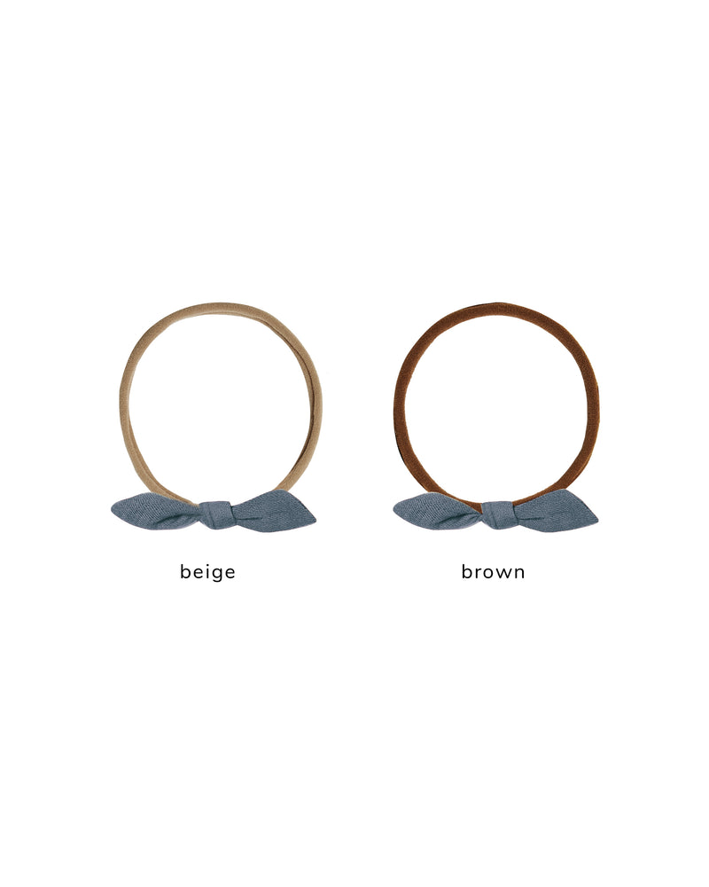 Quincy Mae Little Knot Headband - Ocean
