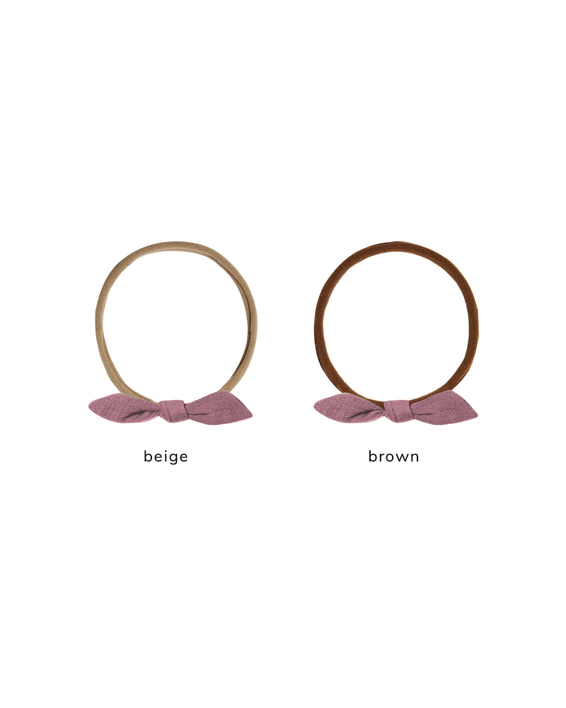 Quincy Mae Little Knot Headband - Mulberry