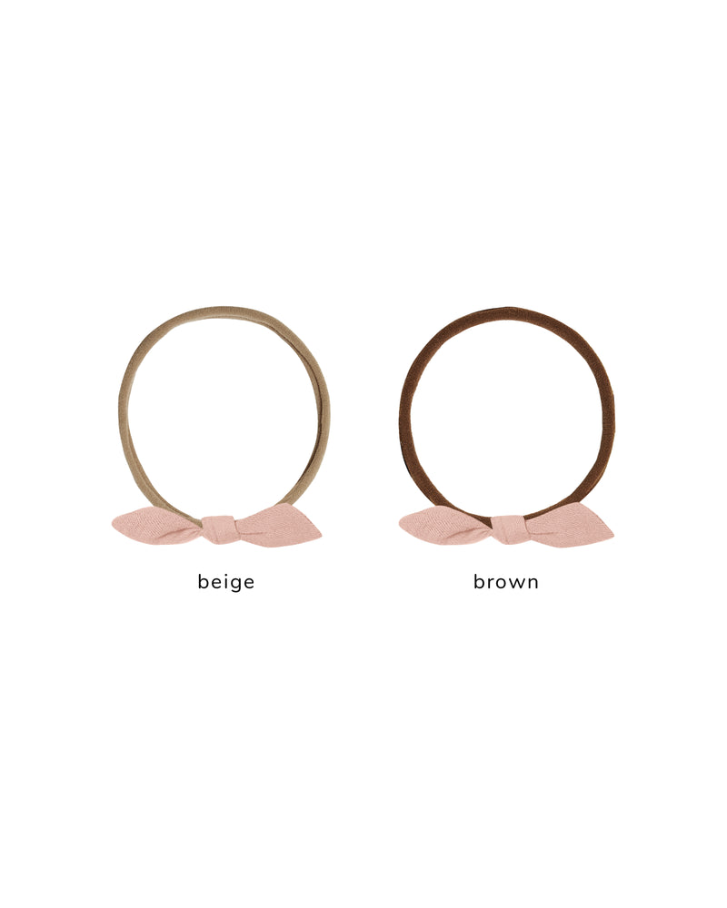 Quincy Mae Little Knot Headband - Rose