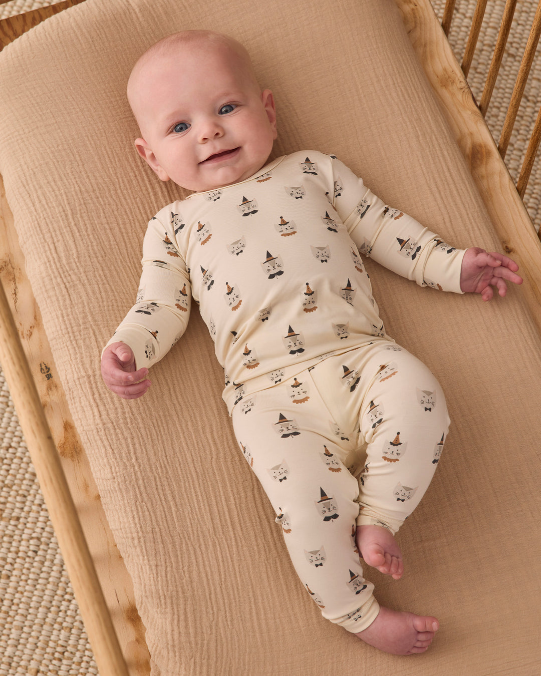 Quincy Mae Bamboo Pajama Set - Costume Kittens