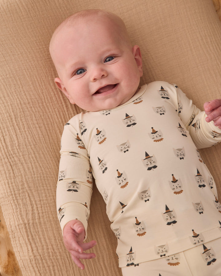 Quincy Mae Bamboo Pajama Set - Costume Kittens