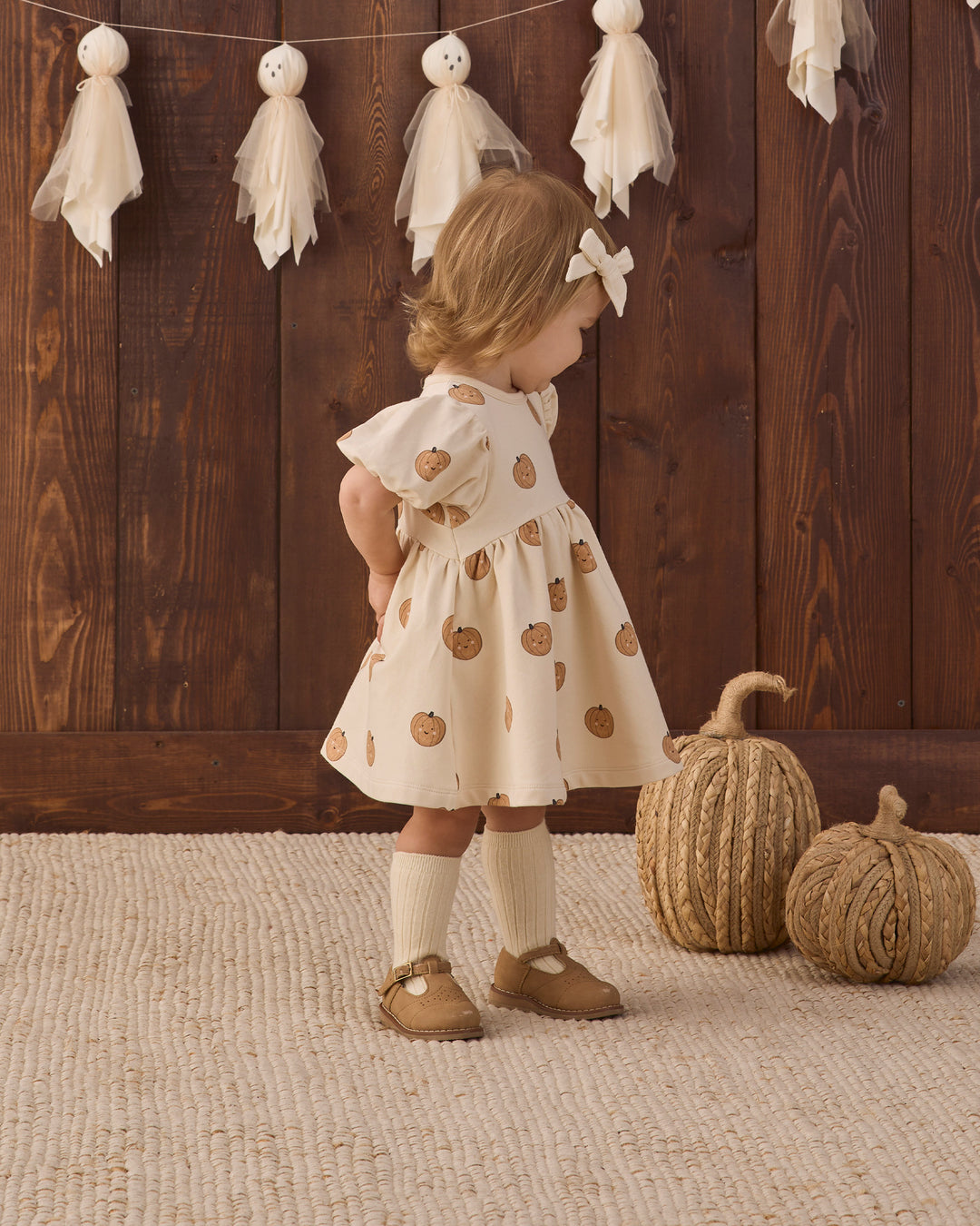 Quincy Mae Darla Dress - Pumpkins