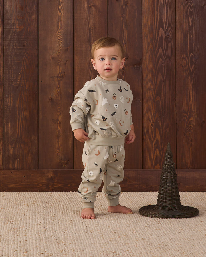 Quincy Mae Relaxed Fleece Sweatshirt - Halloween Things