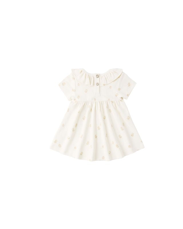 Quincy Mae Ruffle Collar Jersey Dress - Chicks