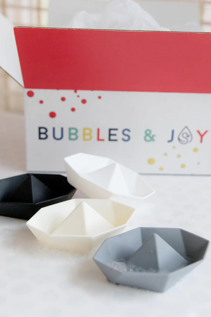 Bubbles & Joy Origami Sailboats