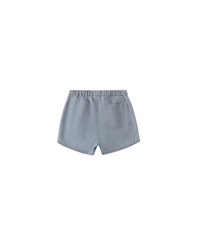 Quincy Mae Utility Short - Chambray