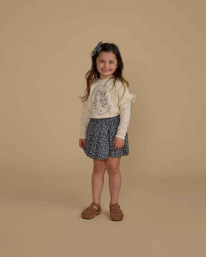 Rylee + Cru Ruffle Long Sleeve Tee - Wildflowers