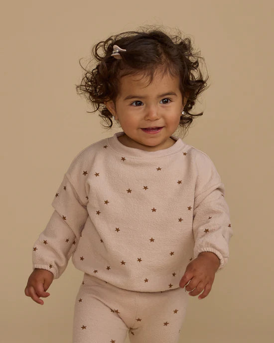 Rylee + Cru Spongey Knit Set - Shell Stars