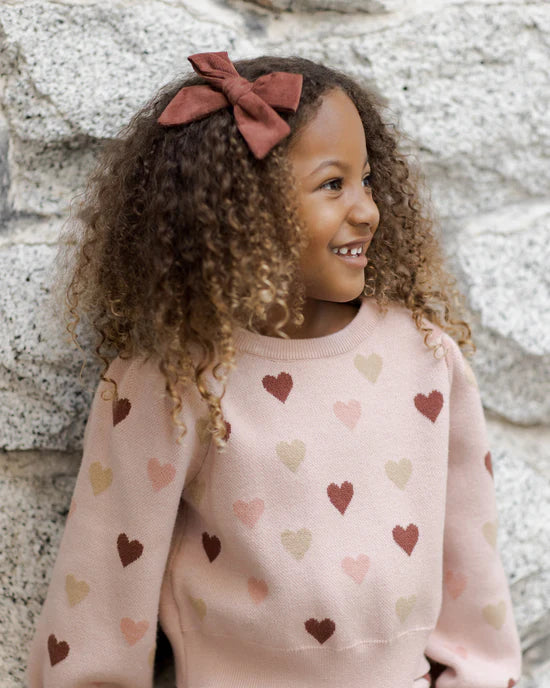 Rylee + Cru Jacquard Knit Set - Hearts